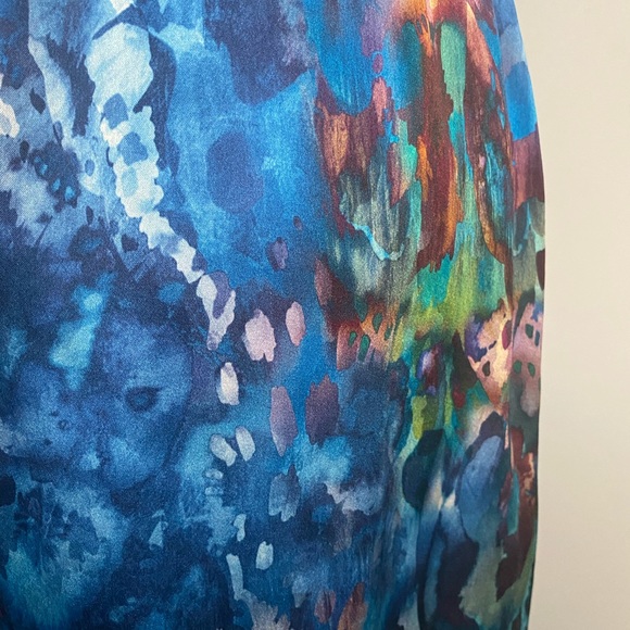 Designer Joeffer Caoc watercolour dress - Picture 2 of 8